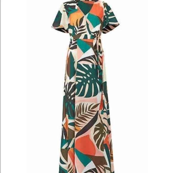 Anthropologie X Hutch Tropical Maxi Dress - Picture 5 of 11